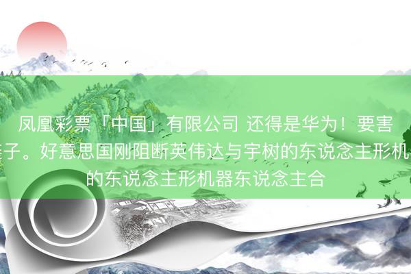 凤凰彩票「中国」有限公司 还得是华为！要害时刻从不掉链子。好意思国刚阻断英伟达与宇树的东说念主形机器东说念主合